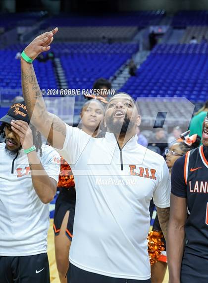 Thumbnail 2 in Ellison vs. Lancaster (UIL 5A Basketball Final Medal Ceremony) photogallery.