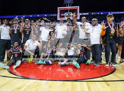 Thumbnail 1 in Ellison vs. Lancaster (UIL 5A Basketball Final Medal Ceremony) photogallery.