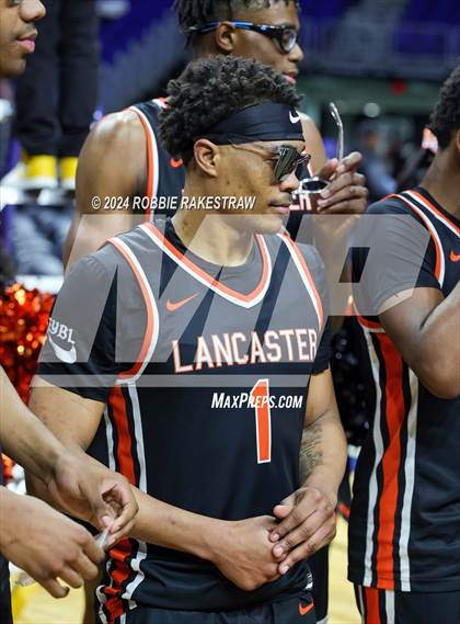 Thumbnail 3 in Ellison vs. Lancaster (UIL 5A Basketball Final Medal Ceremony) photogallery.