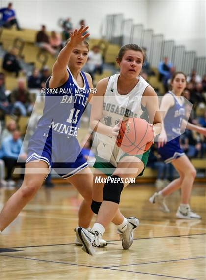 Thumbnail 1 in Minersville vs. Holy Cross (PIAA 2A Second Round) photogallery.