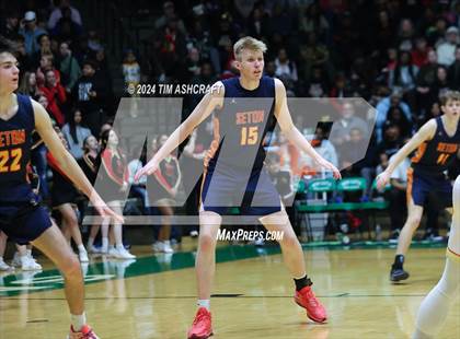 Thumbnail 1 in Seton Catholic vs Liberty Christian (IHSAA 3A Regional 27 Final) photogallery.