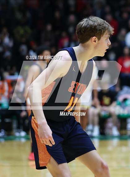 Thumbnail 3 in Seton Catholic vs Liberty Christian (IHSAA 3A Regional 27 Final) photogallery.