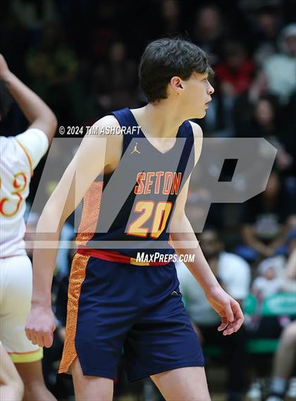Thumbnail 3 in Seton Catholic vs Liberty Christian (IHSAA 3A Regional 27 Final) photogallery.
