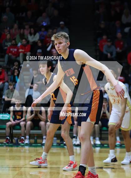 Thumbnail 1 in Seton Catholic vs Liberty Christian (IHSAA 3A Regional 27 Final) photogallery.