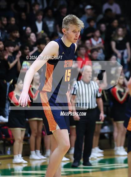 Thumbnail 1 in Seton Catholic vs Liberty Christian (IHSAA 3A Regional 27 Final) photogallery.