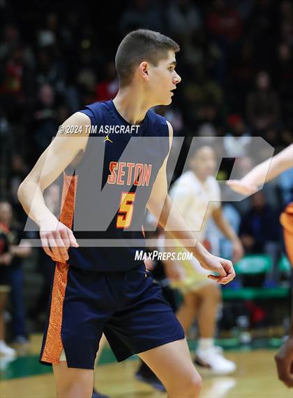 Thumbnail 3 in Seton Catholic vs Liberty Christian (IHSAA 3A Regional 27 Final) photogallery.