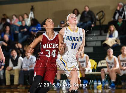 Thumbnail 2 in  MICDS vs St. Francis Borgia  (St. Joseph's Academy Shootout) photogallery.