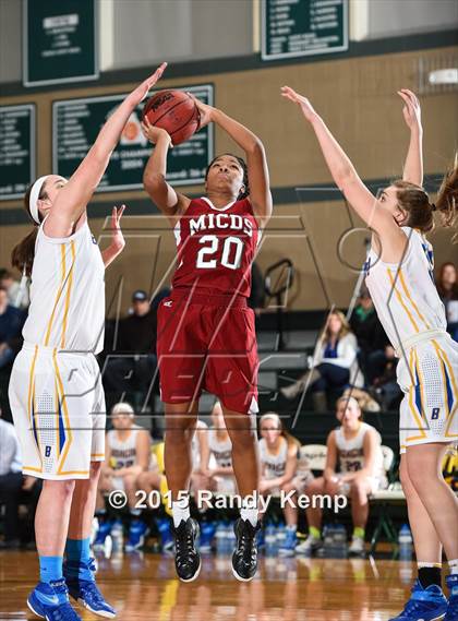 Thumbnail 1 in  MICDS vs St. Francis Borgia  (St. Joseph's Academy Shootout) photogallery.