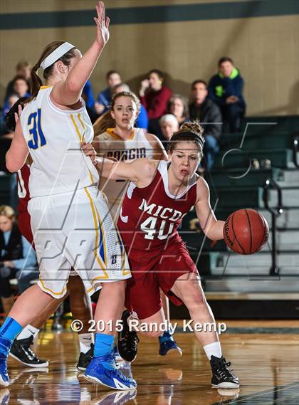 Thumbnail 2 in  MICDS vs St. Francis Borgia  (St. Joseph's Academy Shootout) photogallery.