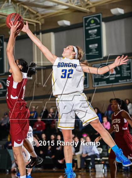 Thumbnail 2 in  MICDS vs St. Francis Borgia  (St. Joseph's Academy Shootout) photogallery.