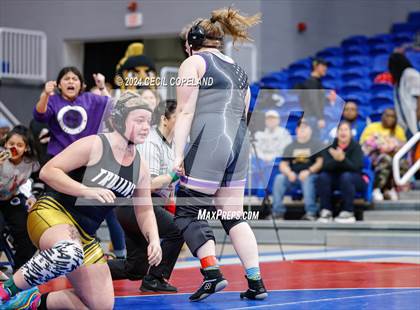 Thumbnail 2 in Carrollton vs Gilmer - GHSA Girls' Duals Championship Semifinals photogallery.