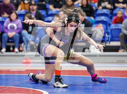 Thumbnail 3 in Carrollton vs Gilmer - GHSA Girls' Duals Championship Semifinals photogallery.
