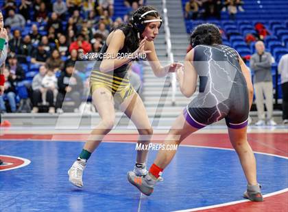 Thumbnail 3 in Carrollton vs Gilmer - GHSA Girls' Duals Championship Semifinals photogallery.