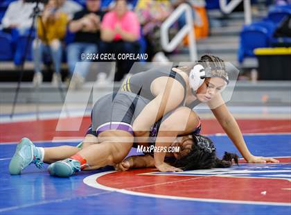 Thumbnail 3 in Carrollton vs Gilmer - GHSA Girls' Duals Championship Semifinals photogallery.