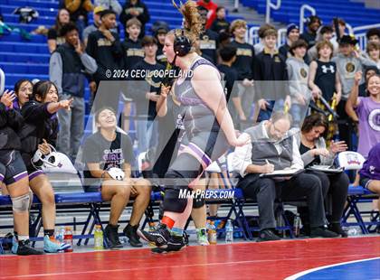 Thumbnail 2 in Carrollton vs Gilmer - GHSA Girls' Duals Championship Semifinals photogallery.