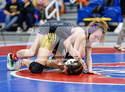 Thumbnail 3 in Carrollton vs Gilmer - GHSA Girls' Duals Championship Semifinals photogallery.