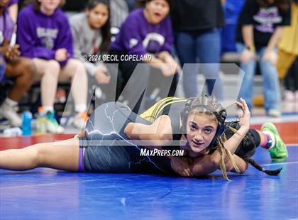 Thumbnail 1 in Carrollton vs Gilmer - GHSA Girls' Duals Championship Semifinals photogallery.
