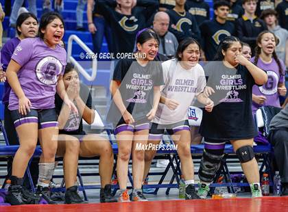 Thumbnail 3 in Carrollton vs Gilmer - GHSA Girls' Duals Championship Semifinals photogallery.