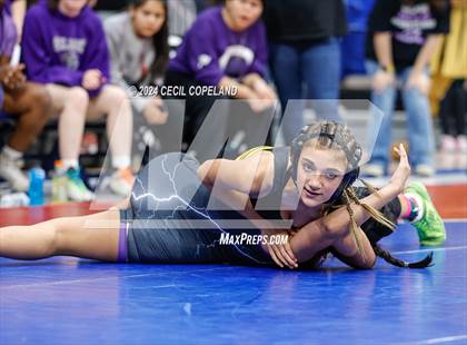 Thumbnail 1 in Carrollton vs Gilmer - GHSA Girls' Duals Championship Semifinals photogallery.
