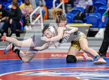 Thumbnail 1 in Carrollton vs Gilmer - GHSA Girls' Duals Championship Semifinals photogallery.