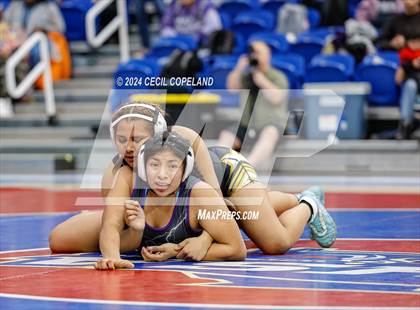 Thumbnail 2 in Carrollton vs Gilmer - GHSA Girls' Duals Championship Semifinals photogallery.