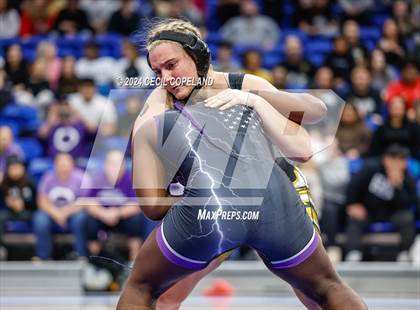 Thumbnail 2 in Carrollton vs Gilmer - GHSA Girls' Duals Championship Semifinals photogallery.