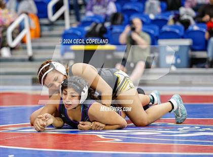 Thumbnail 3 in Carrollton vs Gilmer - GHSA Girls' Duals Championship Semifinals photogallery.