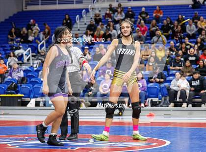 Thumbnail 3 in Carrollton vs Gilmer - GHSA Girls' Duals Championship Semifinals photogallery.