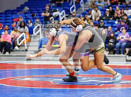 Thumbnail 3 in Carrollton vs Gilmer - GHSA Girls' Duals Championship Semifinals photogallery.