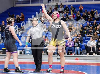 Thumbnail 2 in Carrollton vs Gilmer - GHSA Girls' Duals Championship Semifinals photogallery.