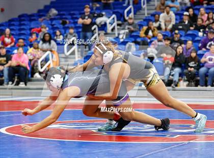 Thumbnail 2 in Carrollton vs Gilmer - GHSA Girls' Duals Championship Semifinals photogallery.