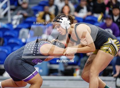 Thumbnail 1 in Carrollton vs Gilmer - GHSA Girls' Duals Championship Semifinals photogallery.