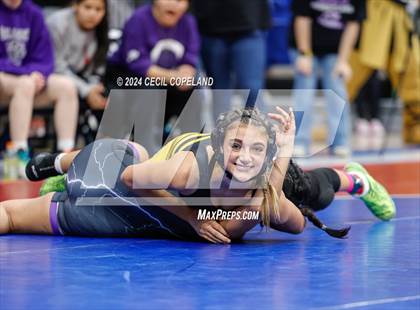 Thumbnail 2 in Carrollton vs Gilmer - GHSA Girls' Duals Championship Semifinals photogallery.