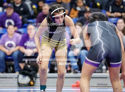 Thumbnail 2 in Carrollton vs Gilmer - GHSA Girls' Duals Championship Semifinals photogallery.