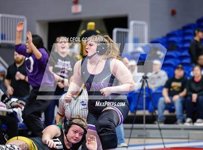 Thumbnail 3 in Carrollton vs Gilmer - GHSA Girls' Duals Championship Semifinals photogallery.