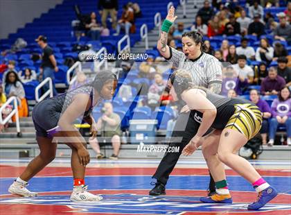 Thumbnail 1 in Carrollton vs Gilmer - GHSA Girls' Duals Championship Semifinals photogallery.