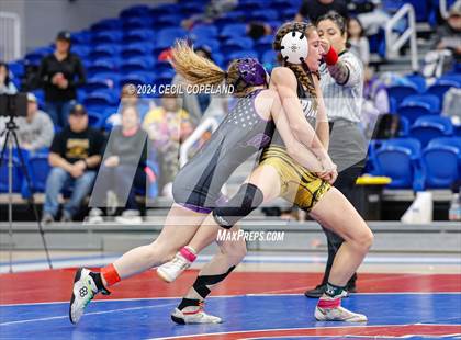 Thumbnail 3 in Carrollton vs Gilmer - GHSA Girls' Duals Championship Semifinals photogallery.