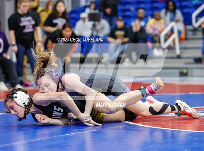 Thumbnail 3 in Carrollton vs Gilmer - GHSA Girls' Duals Championship Semifinals photogallery.
