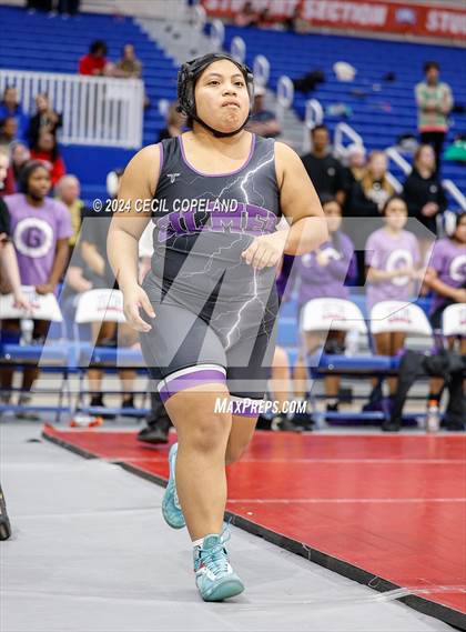 Thumbnail 3 in Carrollton vs Gilmer - GHSA Girls' Duals Championship Semifinals photogallery.