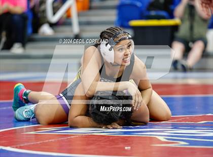 Thumbnail 1 in Carrollton vs Gilmer - GHSA Girls' Duals Championship Semifinals photogallery.
