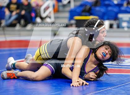 Thumbnail 2 in Carrollton vs Gilmer - GHSA Girls' Duals Championship Semifinals photogallery.