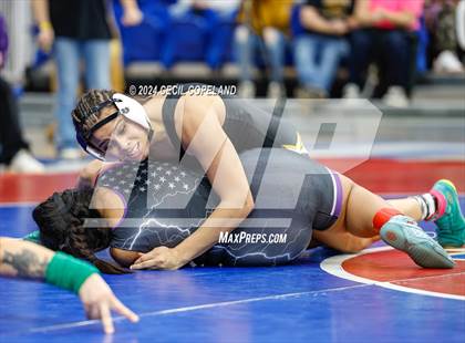 Thumbnail 1 in Carrollton vs Gilmer - GHSA Girls' Duals Championship Semifinals photogallery.