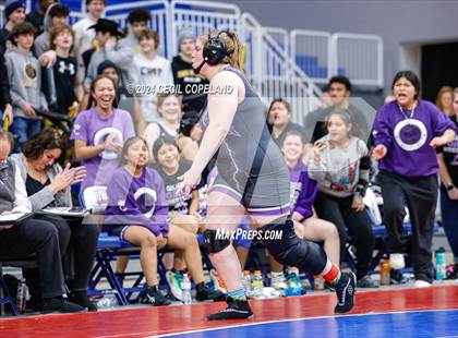 Thumbnail 3 in Carrollton vs Gilmer - GHSA Girls' Duals Championship Semifinals photogallery.