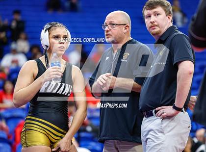 Thumbnail 2 in Carrollton vs Gilmer - GHSA Girls' Duals Championship Semifinals photogallery.