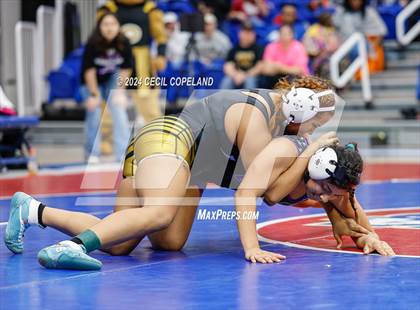 Thumbnail 2 in Carrollton vs Gilmer - GHSA Girls' Duals Championship Semifinals photogallery.