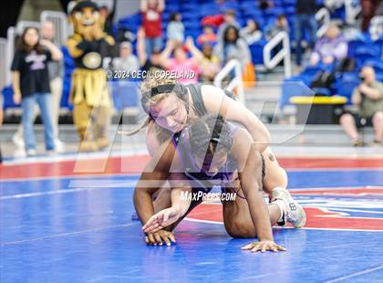 Thumbnail 2 in Carrollton vs Gilmer - GHSA Girls' Duals Championship Semifinals photogallery.