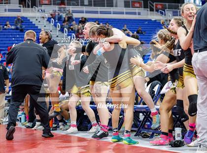 Thumbnail 3 in Carrollton vs Gilmer - GHSA Girls' Duals Championship Semifinals photogallery.
