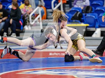 Thumbnail 3 in Carrollton vs Gilmer - GHSA Girls' Duals Championship Semifinals photogallery.