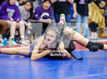 Thumbnail 1 in Carrollton vs Gilmer - GHSA Girls' Duals Championship Semifinals photogallery.