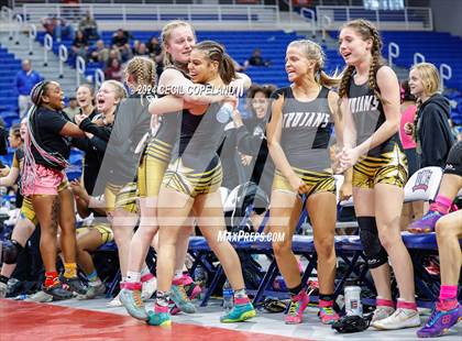 Thumbnail 3 in Carrollton vs Gilmer - GHSA Girls' Duals Championship Semifinals photogallery.